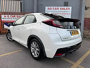 Used 2016 Honda Civic S White - Interior and Exterior details 5