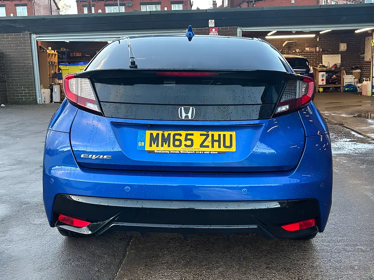 Used 2016 Honda Civic Se Plus Blue - Interior and Exterior details 8