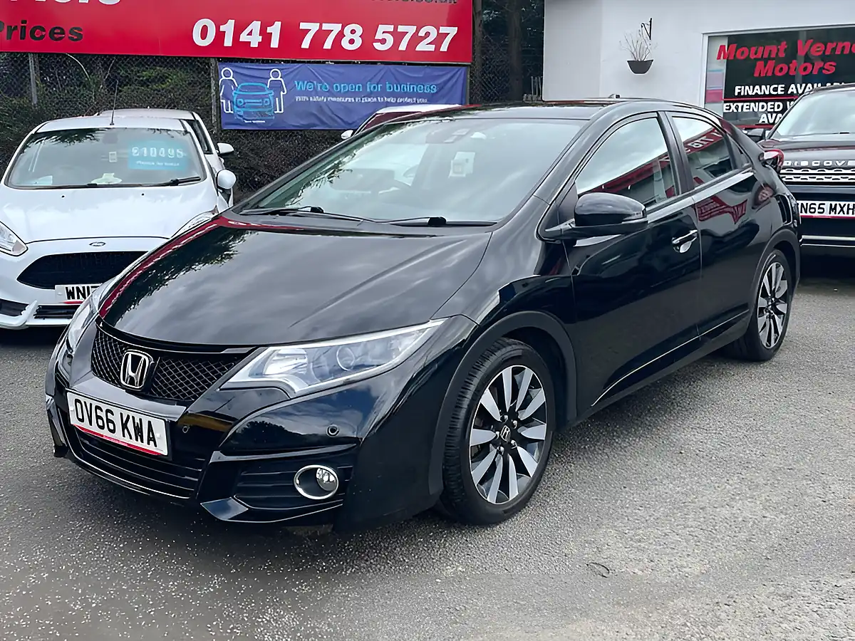 Used 2016 Honda Civic Se Plus (navi) Black - Interior and Exterior details 4