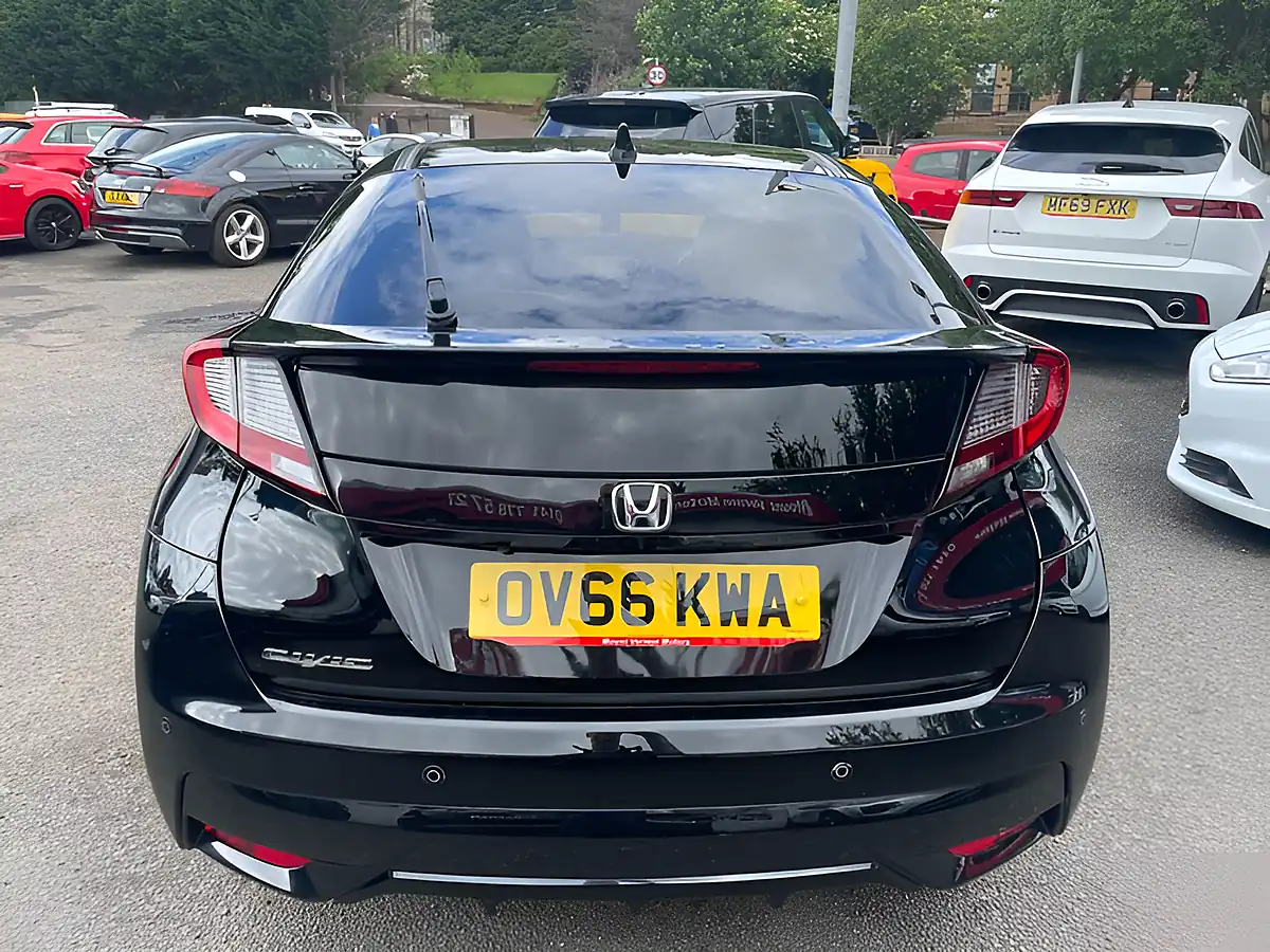 Used 2016 Honda Civic Se Plus (navi) Black - Interior and Exterior details 7