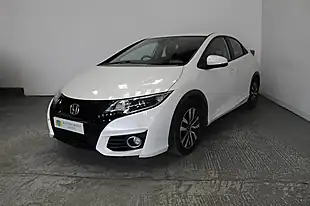 Used 2016 Honda Civic Se Plus (navi) White - Interior and Exterior details 2