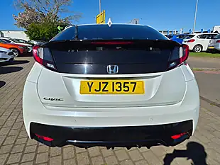 Used 2016 Honda Civic Se Plus White - Interior and Exterior details 5