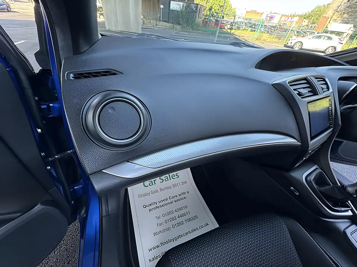 Used 2016 Honda Civic Sport Blue - Interior and Exterior details 13