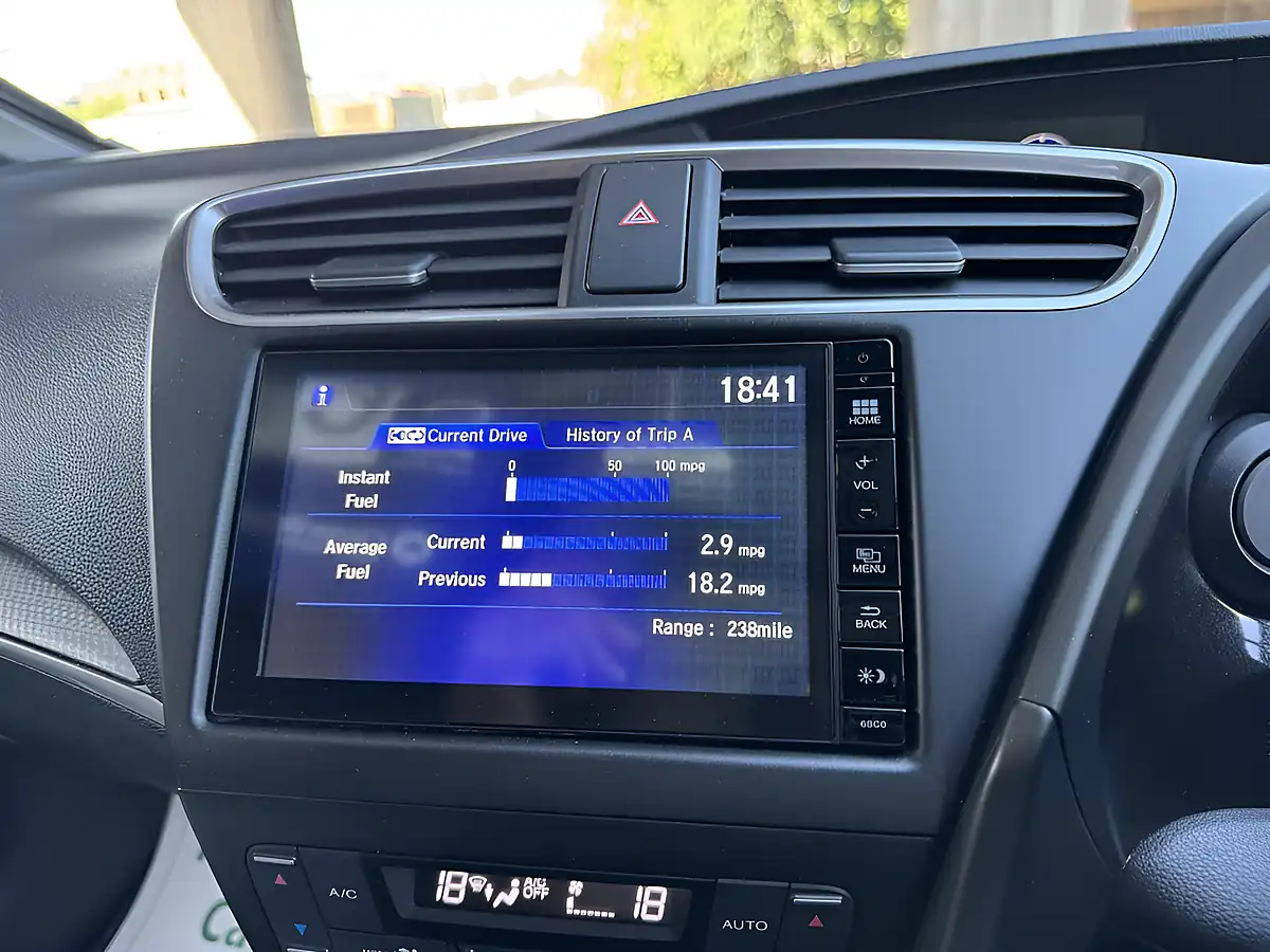 Used 2016 Honda Civic Sport Blue - Interior and Exterior details 19