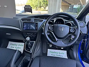 Used 2016 Honda Civic Sport Blue - Interior and Exterior details 2