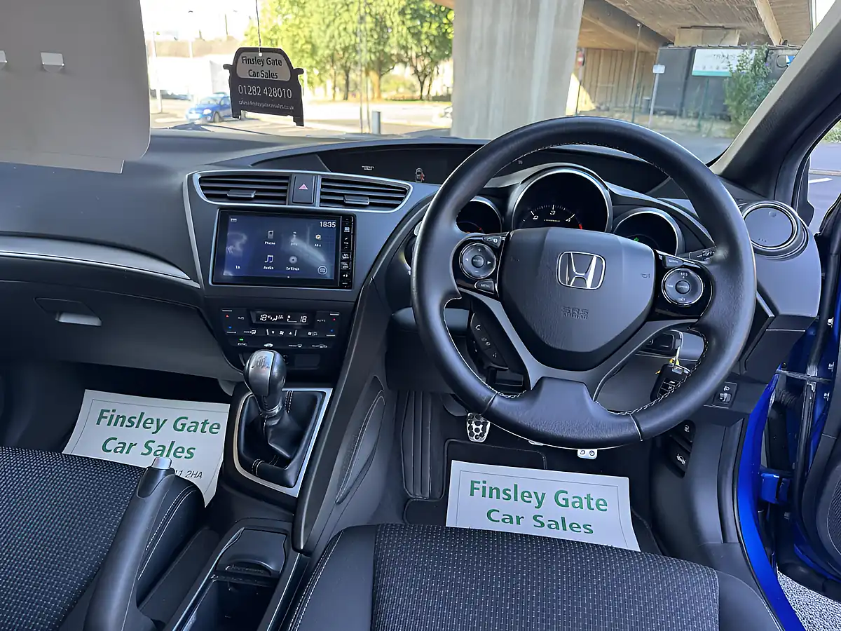 Used 2016 Honda Civic Sport Blue - Interior and Exterior details 2