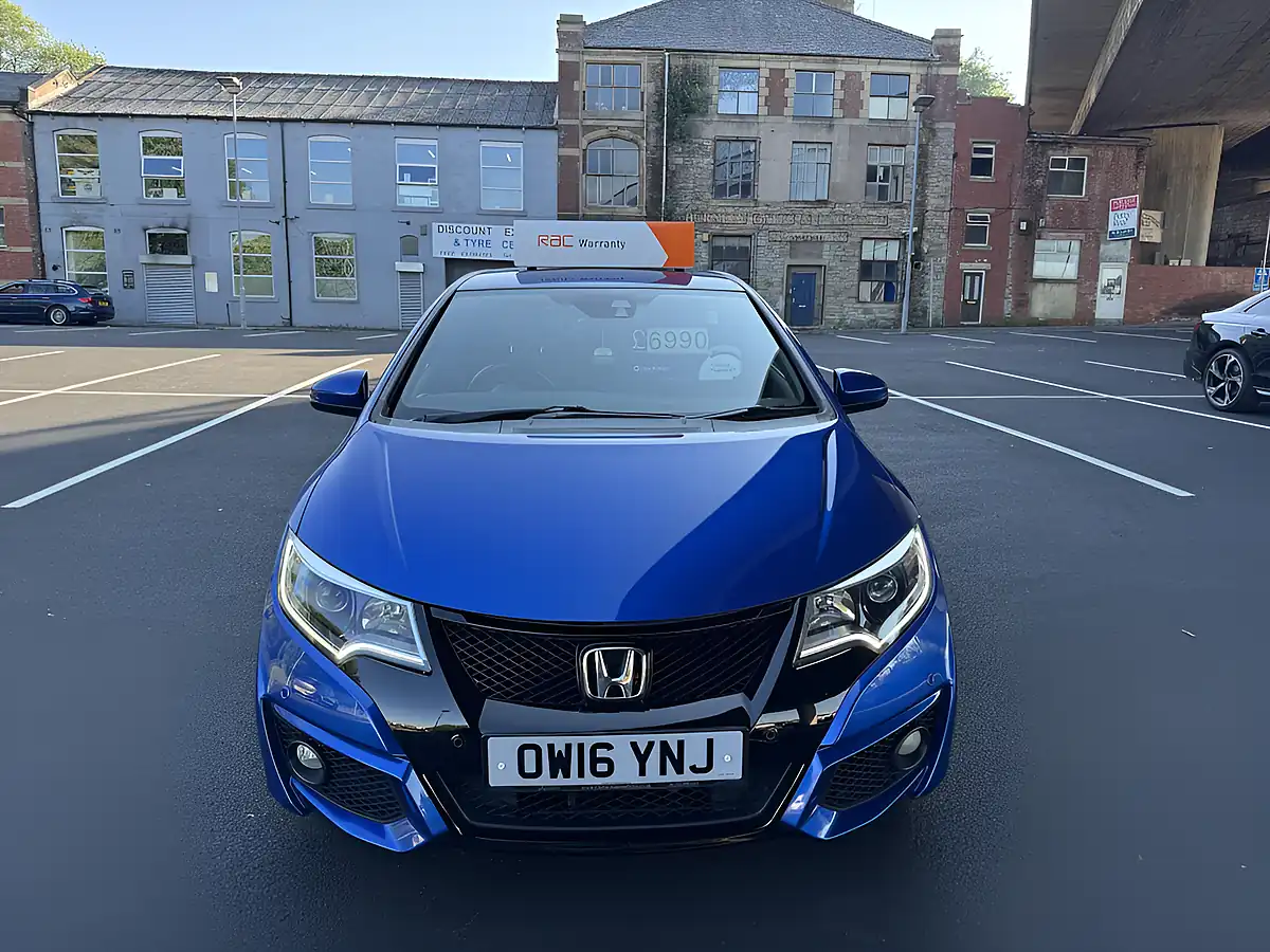 Used 2016 Honda Civic Sport Blue - Interior and Exterior details 3
