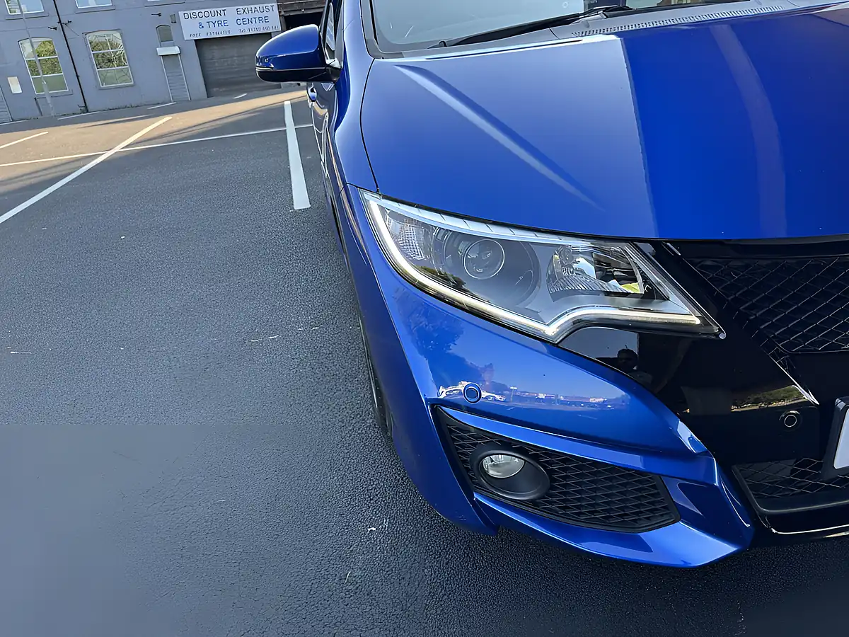 Used 2016 Honda Civic Sport Blue - Interior and Exterior details 5