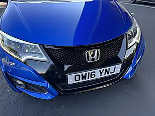 Used 2016 Honda Civic Sport Blue - Interior and Exterior details 6