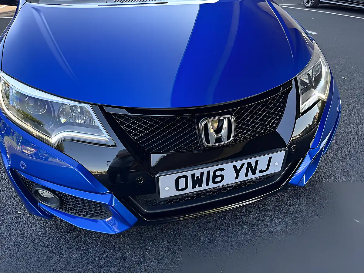 Used 2016 Honda Civic Sport Blue - Interior and Exterior details 6
