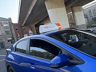 Used 2016 Honda Civic Sport Blue - Interior and Exterior details 8