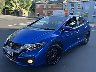 Used 2016 Honda Civic Sport Blue - Interior and Exterior details 9