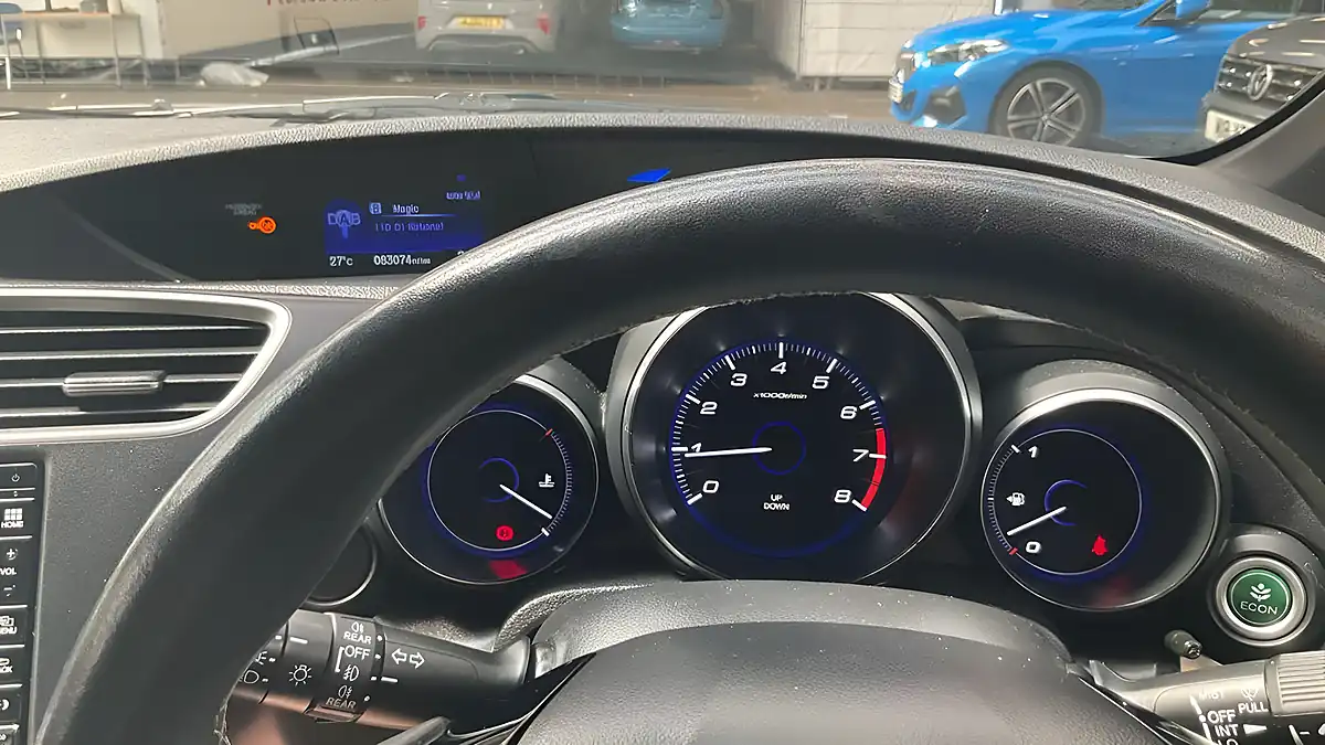 Used 2016 Honda Civic Sport Blue - Interior and Exterior details 12