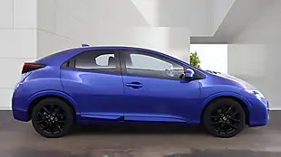 Used 2016 Honda Civic Sport Blue - Interior and Exterior details 2