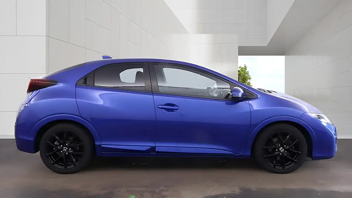 Used 2016 Honda Civic Sport Blue - Interior and Exterior details 2
