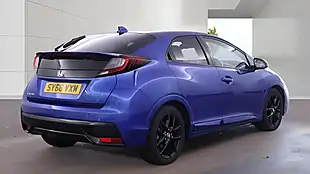 Used 2016 Honda Civic Sport Blue - Interior and Exterior details 3