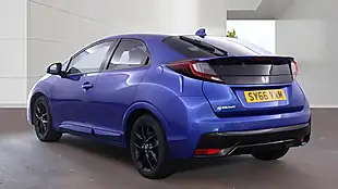 Used 2016 Honda Civic Sport Blue - Interior and Exterior details 4