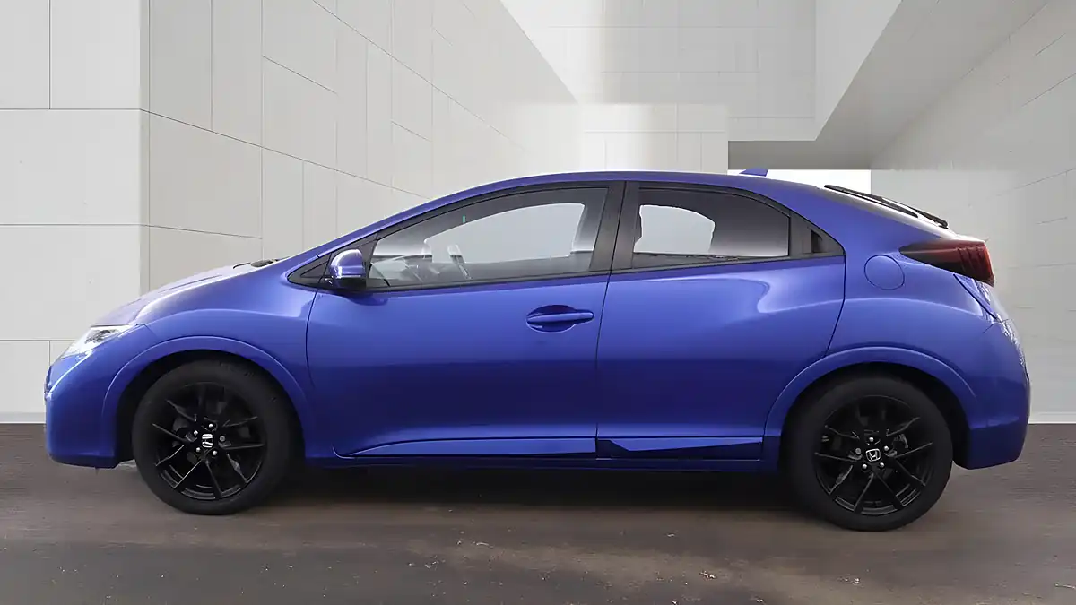 Used 2016 Honda Civic Sport Blue - Interior and Exterior details 5