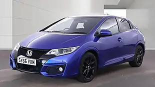 Used 2016 Honda Civic Sport Blue - Interior and Exterior details 6