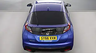 Used 2016 Honda Civic Sport Blue - Interior and Exterior details 8