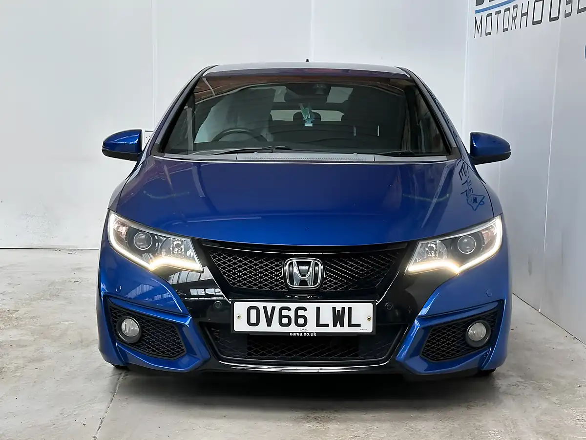 Used 2016 Honda Civic Sport Blue - Interior and Exterior details 2