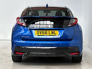 Used 2016 Honda Civic Sport Blue - Interior and Exterior details 6