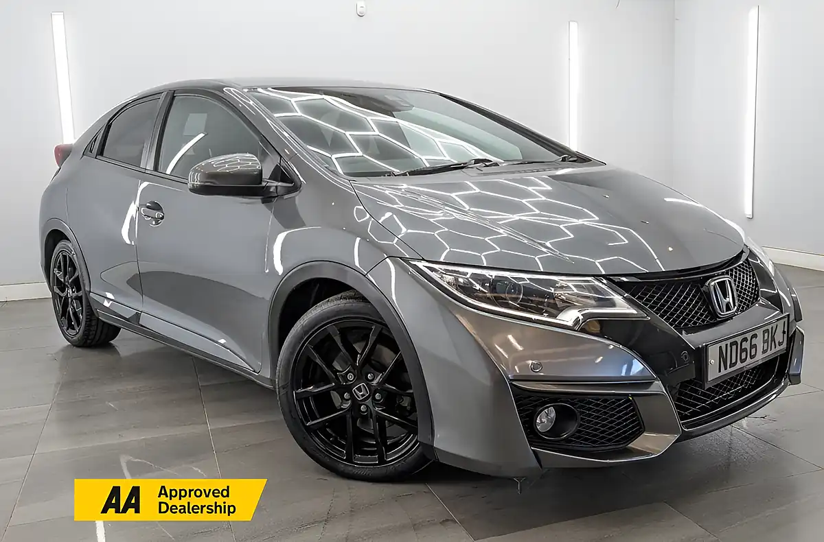Used 2016 Honda Civic Sport Lunar Silver - Front View