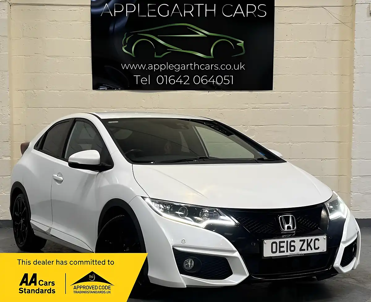 Used 2016 Honda Civic Sport White - Front View