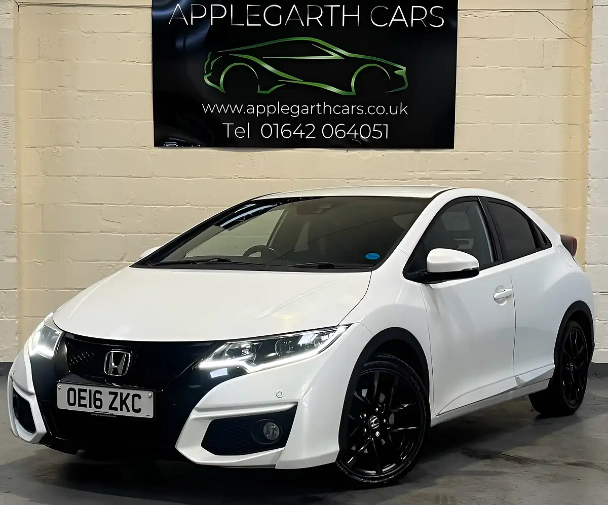 Used 2016 Honda Civic Sport White - Interior and Exterior details 5