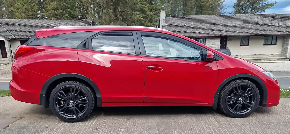 Used 2016 Honda Civic Sr Red - Interior and Exterior details 2