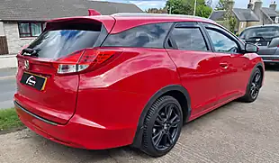 Used 2016 Honda Civic Sr Red - Interior and Exterior details 3