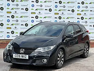 Used 2016 Honda Civic Sr Tourer Black - Interior and Exterior details 7