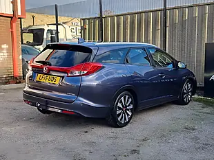 Used 2016 Honda Civic Sr Tourer Blue - Interior and Exterior details 8
