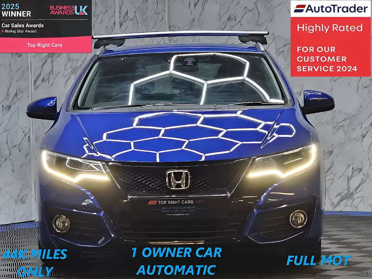 Used 2016 Honda Civic Sr Tourer Blue - Interior and Exterior details 2