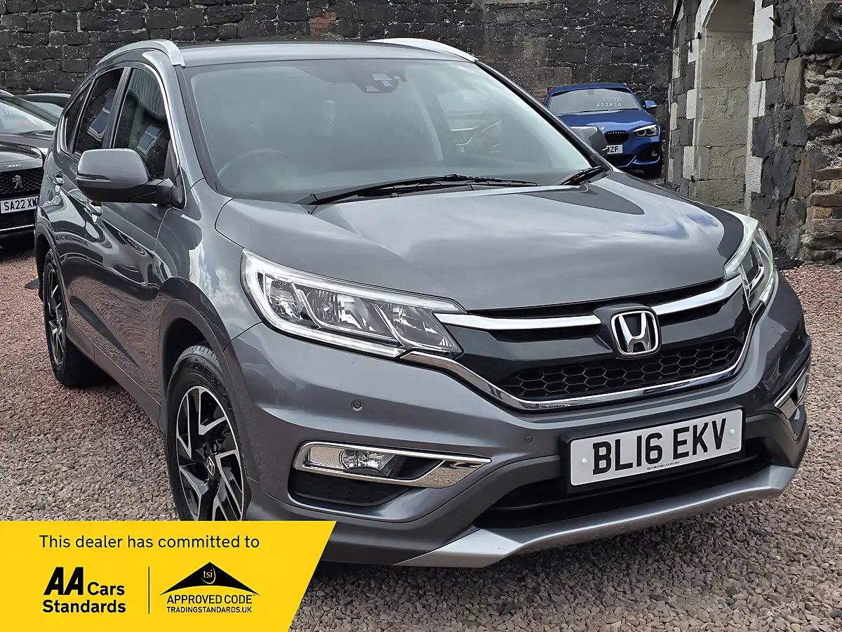 Used 2016 Honda Cr-V Se Plus Navi Grey - Front View