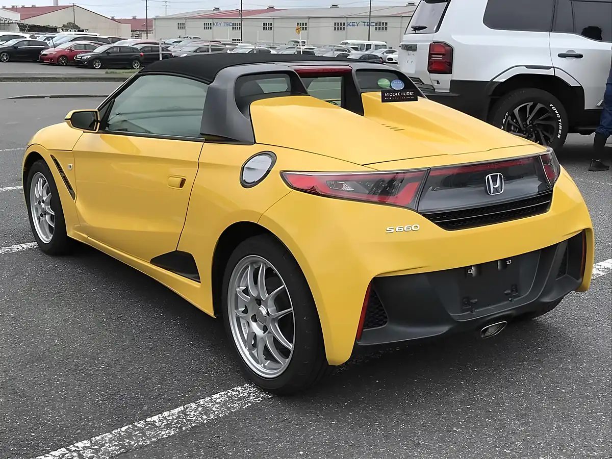 Used 2016 Honda S660 Alpha Carnival Yellow - Interior and Exterior details 2