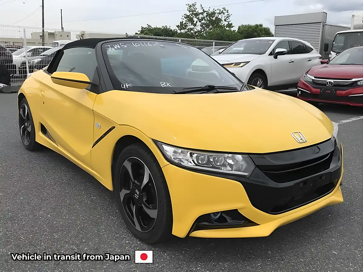 Used 2016 Honda S660 Alpha Yellow - Front View