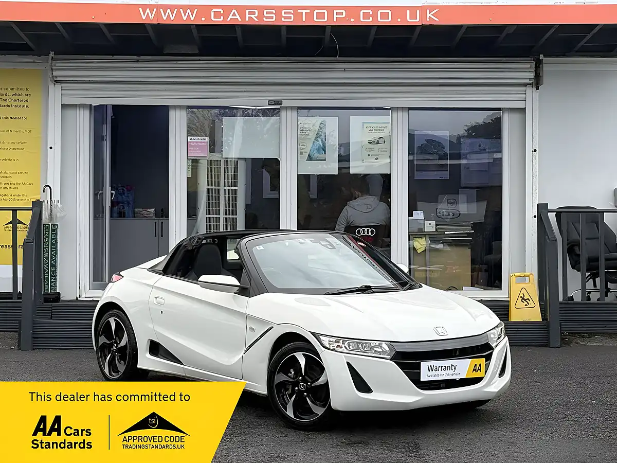 Used 2016 Honda S660 Convertible White - Front View