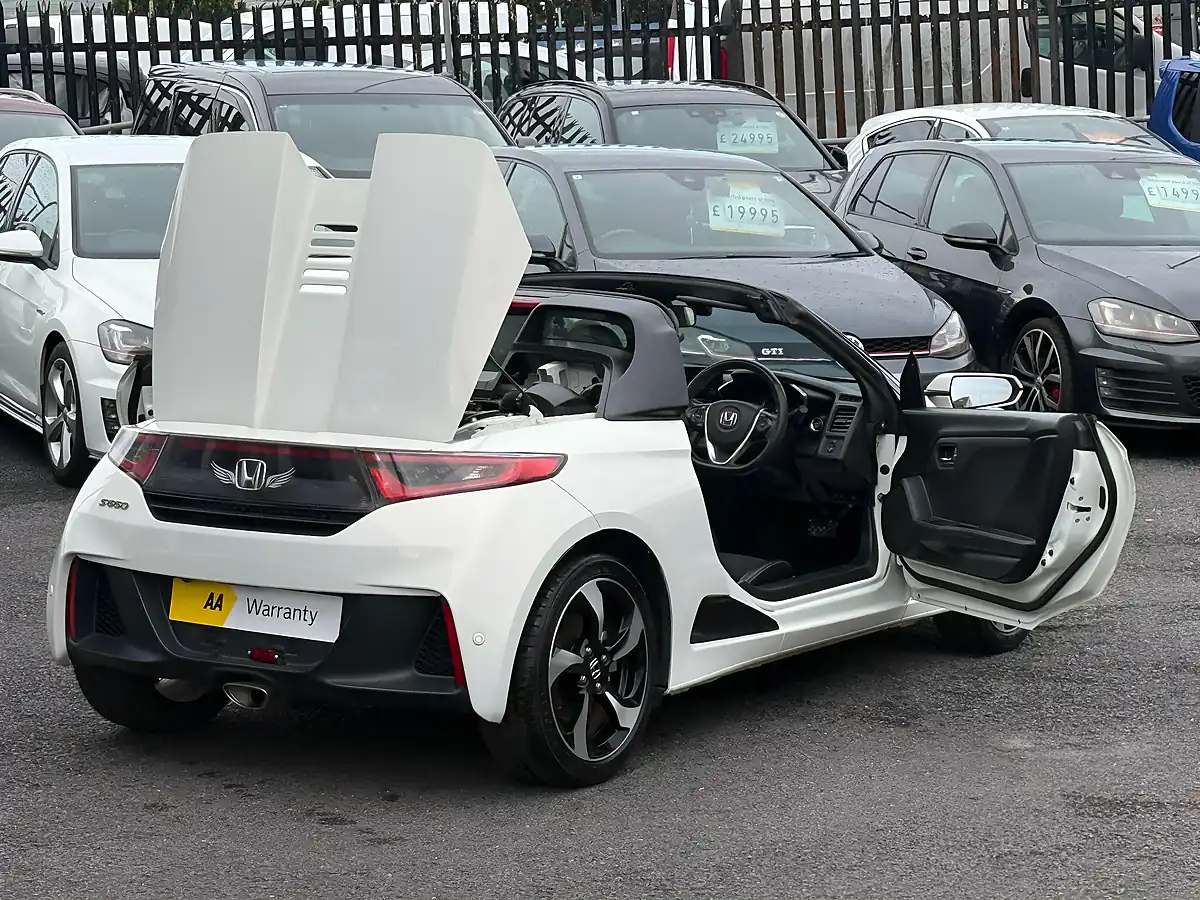 Used 2016 Honda S660 Convertible White - Interior and Exterior details 2