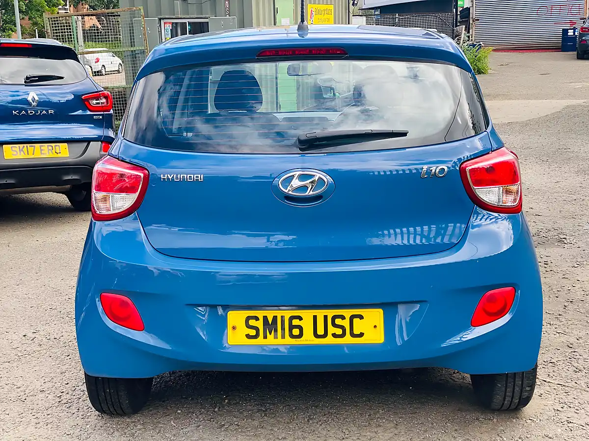 Used 2016 Hyundai I10 Se Blue - Interior and Exterior details 7