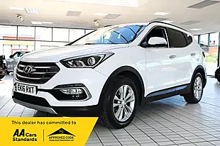 Used 2016 Hyundai Santa Fe Blue Drive Premium White - Interior and Exterior details 2