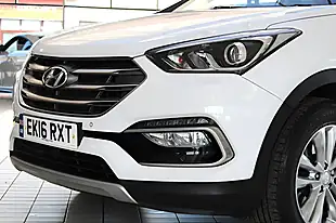 Used 2016 Hyundai Santa Fe Blue Drive Premium White - Interior and Exterior details 4