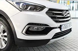 Used 2016 Hyundai Santa Fe Blue Drive Premium White - Interior and Exterior details 9