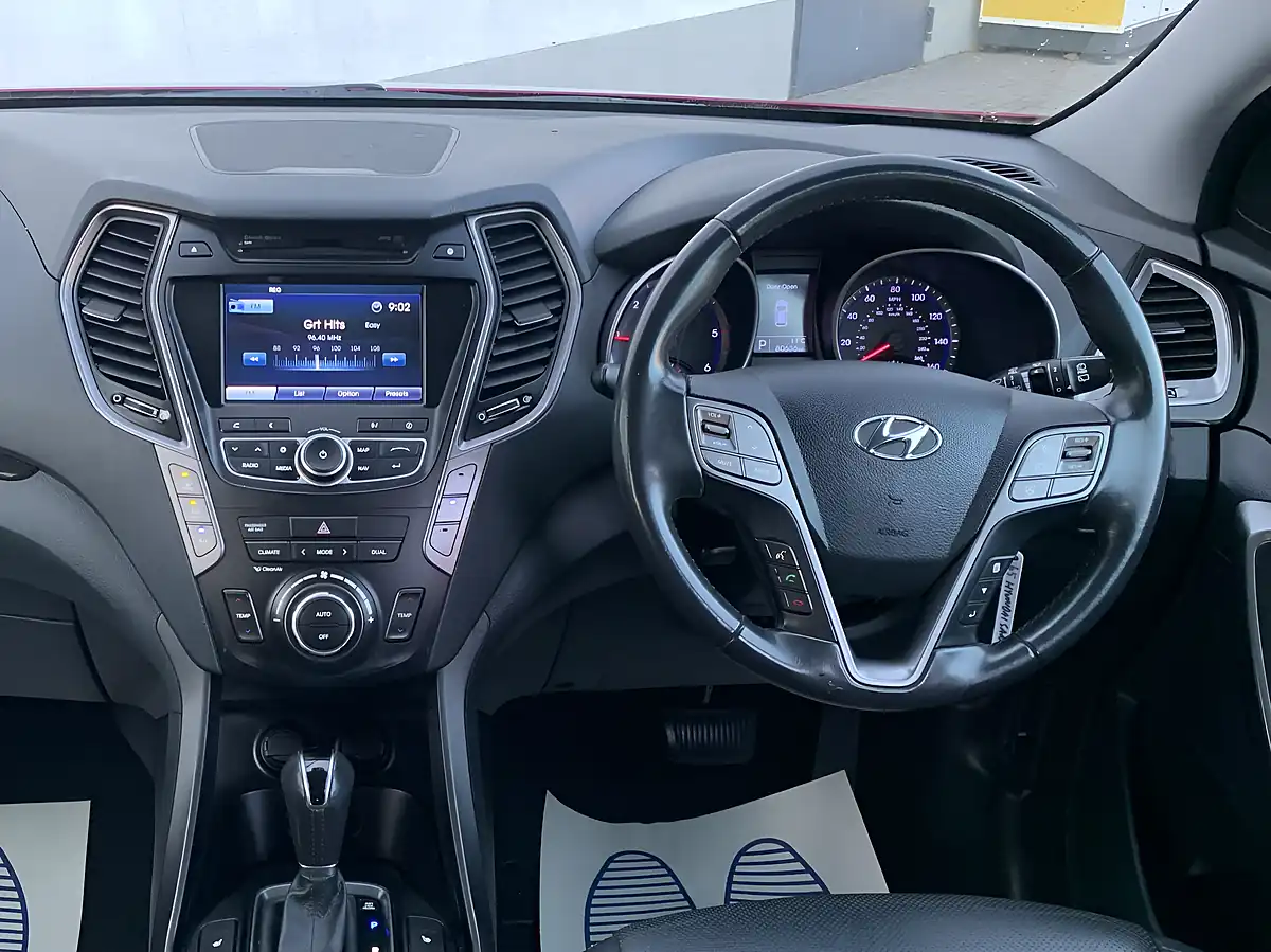 Used 2016 Hyundai Santa Fe Premium Red - Interior and Exterior details 2