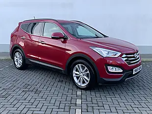 Used 2016 Hyundai Santa Fe Premium Red - Interior and Exterior details 3