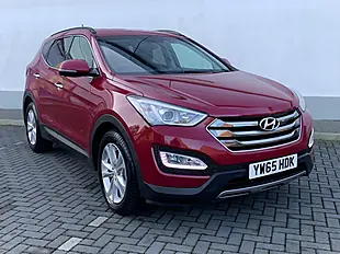 Used 2016 Hyundai Santa Fe Premium Red - Interior and Exterior details 6