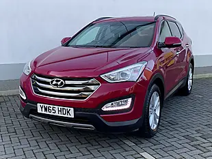 Used 2016 Hyundai Santa Fe Premium Red - Interior and Exterior details 7