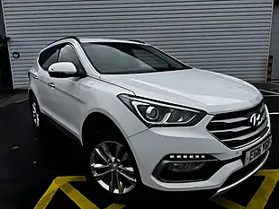 Used 2016 Hyundai Santa Fe Premium White - Interior and Exterior details 2