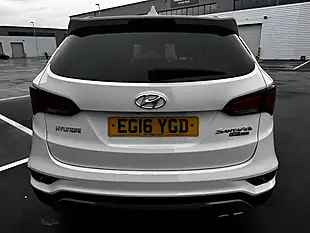 Used 2016 Hyundai Santa Fe Premium White - Interior and Exterior details 6