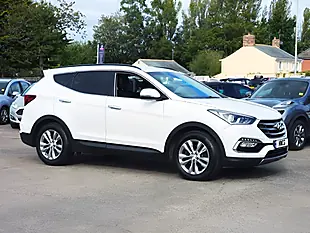 Used 2016 Hyundai Santa Fe Premium White - Interior and Exterior details 2